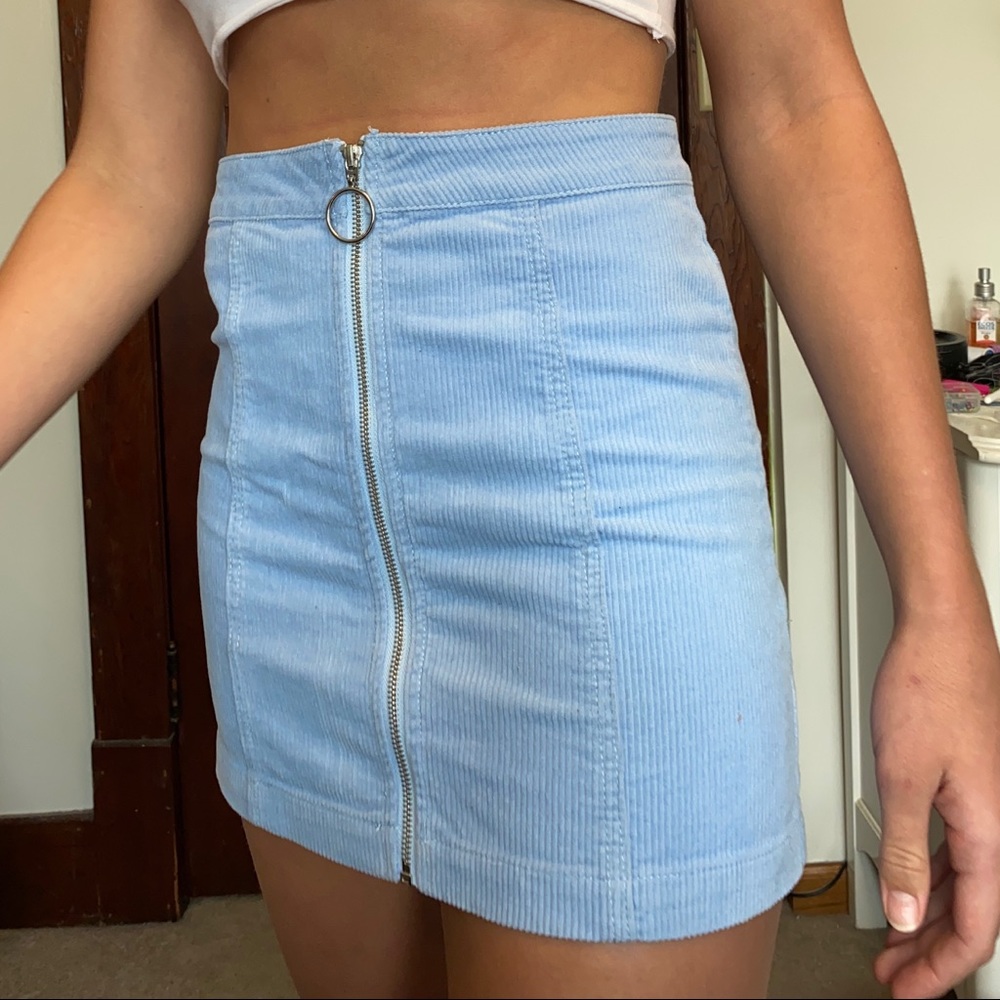 Forever 21 velvet skirt